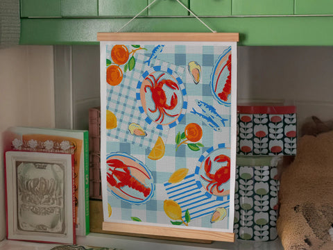 Kit creativo Diamond Painting Citrus & Lobster – La Petite Épicerie 