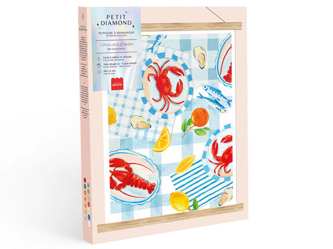 Kit creativo Diamond Painting Citrus & Lobster – La Petite Épicerie La Familia conept store