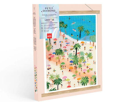 Kit creativo Diamond Painting Summer Time – ilustración de Melisa Bilgici | La Petite Épicerie