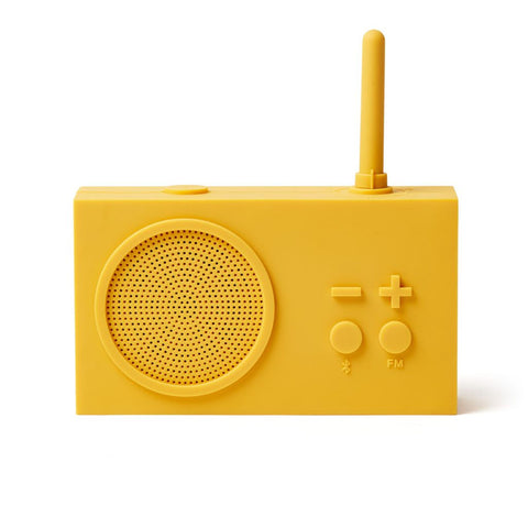 Radio FM y Altavoz Bluetooth® Tykho 3 Lexon - Yellow