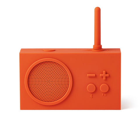Radio FM y Altavoz Bluetooth® Tykho 3 Lexon - Orange