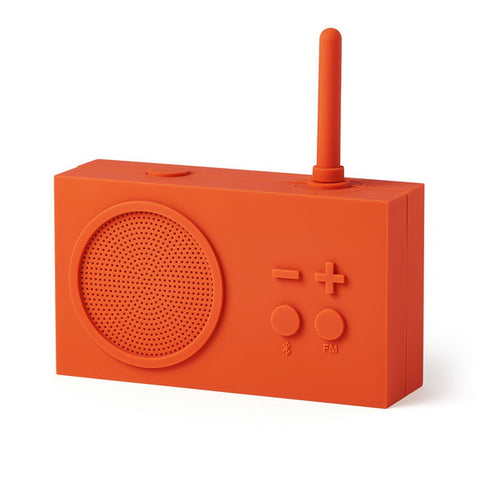 Radio FM y Altavoz Bluetooth® Tykho 3 Lexon - Orange
