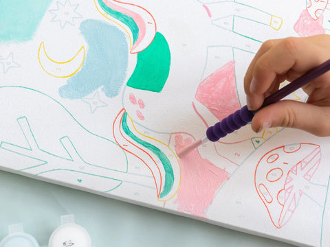 Kit creativo infantil Petit Pinceau Kids Licorne y Piou – La Petite Épicerie