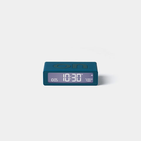 Reloj despertador de viaje "Flip mini" Lexon - Duck Blue