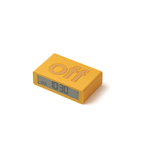 Reloj despertador de viaje "Flip mini" Lexon - Yellow