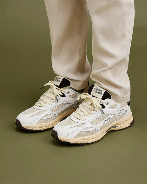 The Re-Run Vintage White Brown - The Mercer Brand
