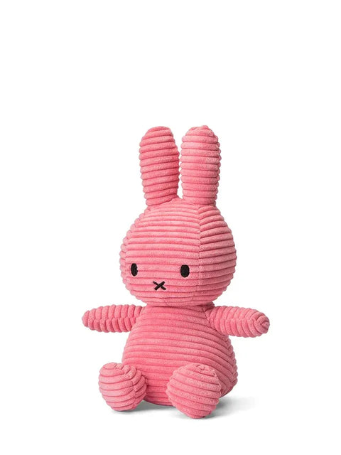 Miffy en velours côtelé violet (23 cm) - Bonton Toys