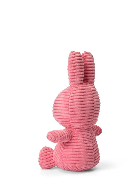 Miffy en velours côtelé violet (23 cm) - Bonton Toys