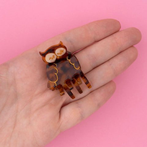 Mini Pinza de pelo “Búho” – Coucou Suzette