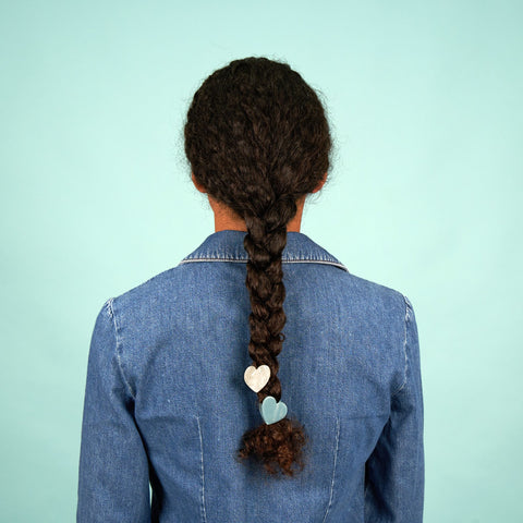 Mini Pinza de pelo “Corazón Blanco” – Coucou Suzette
