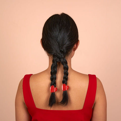 Mini Pinza de pelo “Corazón Rojo” – Coucou Suzette