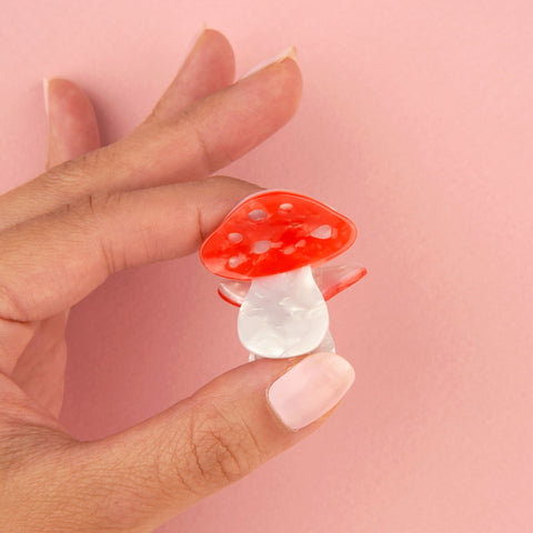 Mini Pinza de pelo “Champiñón” – Coucou Suzette