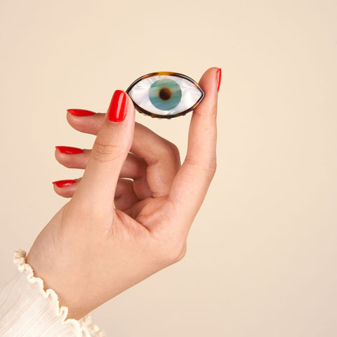 Mini Pinza de pelo “Ojo Azul” – Coucou Suzette