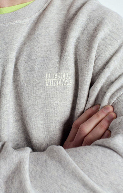 Sudadera hombre Kodytown American Vintage - Vellón Jaspeado