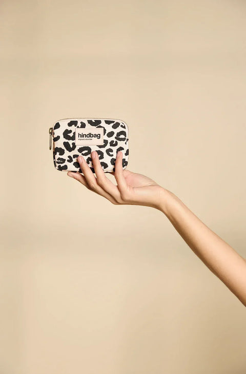 Monedero Lili Leopardo ecru - Hindbag