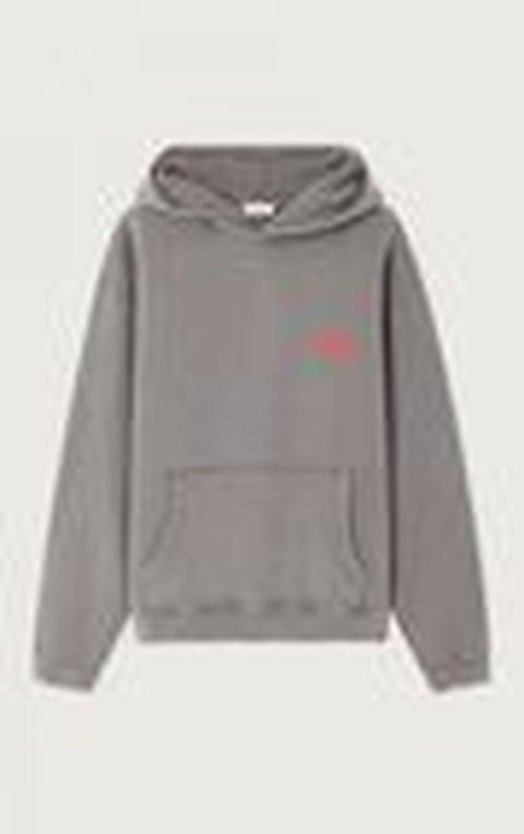 Sudadera con capucha hombre Plizzy American Vintage - Ceniza Vintage
