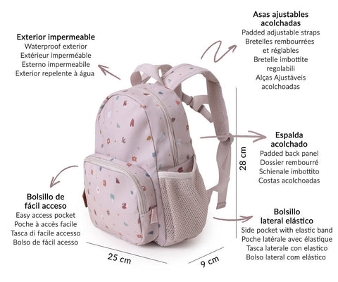Mochila Infantil – Geometric Nature – Tutete