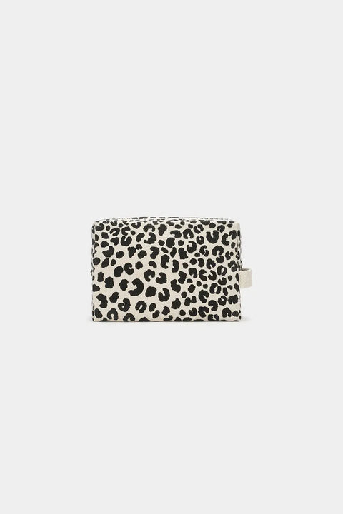 Neceser Leon Leopardo écru - Hindbag