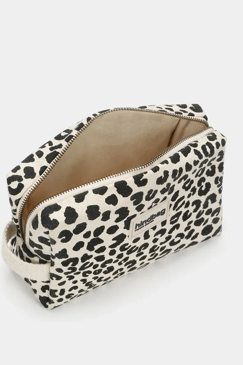 Neceser Leon Leopardo écru - Hindbag