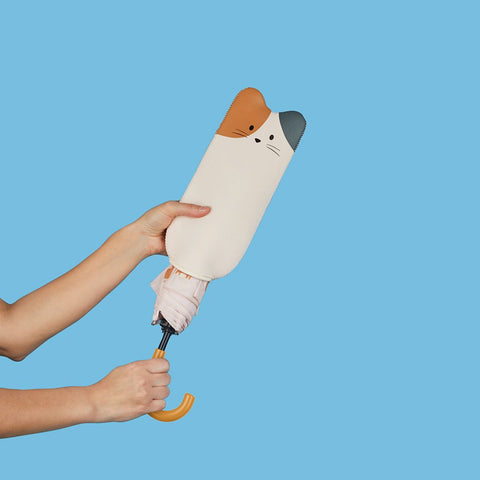 Paragua pegable con su funda - "Meowbrella" – Balvi