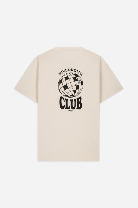 Camiseta Rive Droite Pigalle - Club Ecru