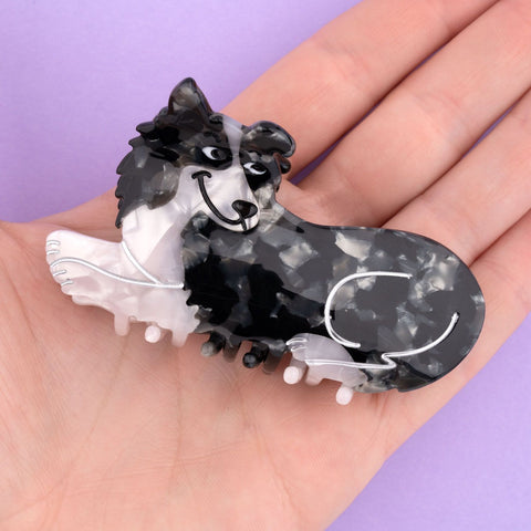 Pinza de pelo “Border Collie” – Coucou Suzette