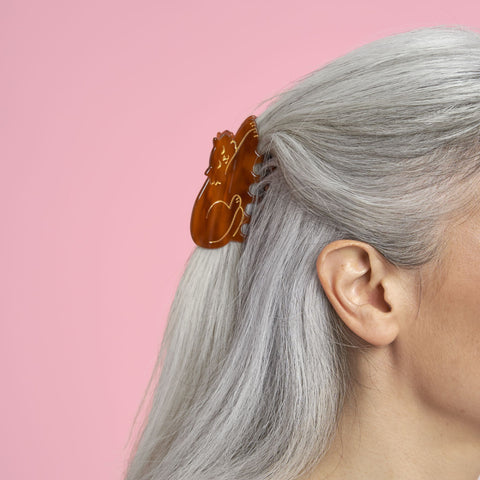 Pinza de pelo “Gato marrón” – Coucou Suzette