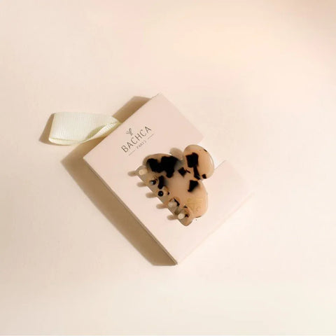 Pinza de pelo pequeña efecto carey – Bachca