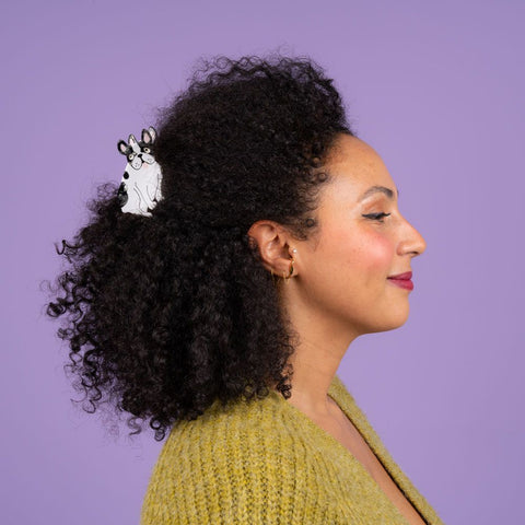 Pinza de pelo “Perro Bulldog francés” – Coucou Suzette