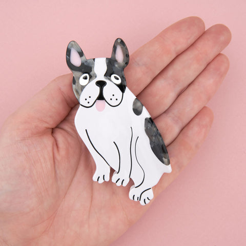 Pinza de pelo “Perro Bulldog francés” – Coucou Suzette