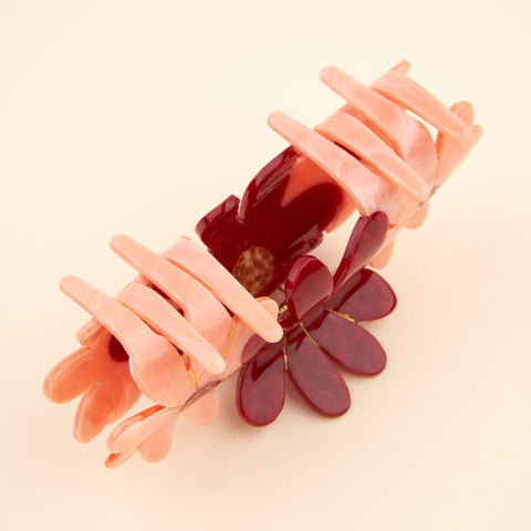 Pinza de pelo “Trio de flores rosas” – Coucou Suzette