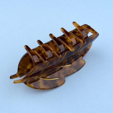 Pinza de pelo “Hoja de árbol marón” – Coucou Suzette