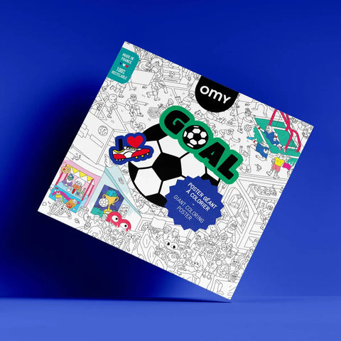 Poster XL “Goal” para colorear – OMY