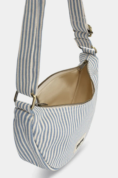 Riñonera Andrea con rayas Azul - Hindbag