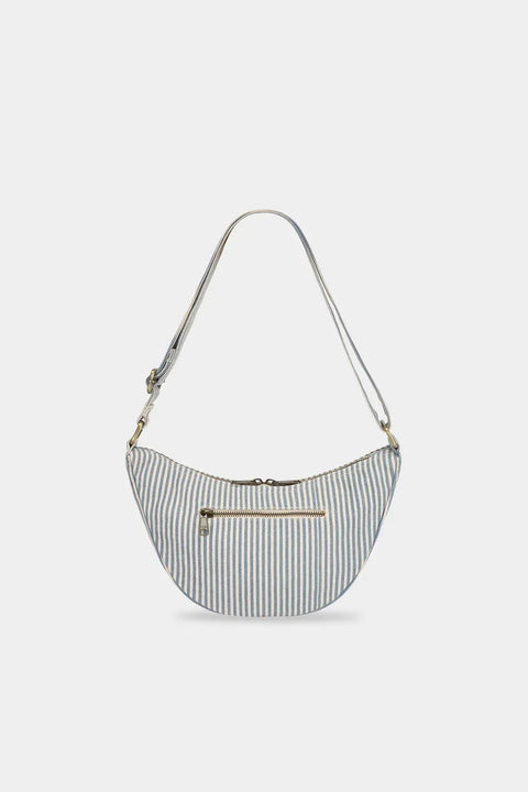 Riñonera Andrea con rayas Azul - Hindbag