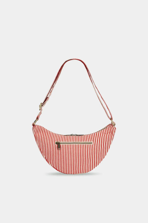 Riñonera Andrea con rayas Rojas - Hindbag