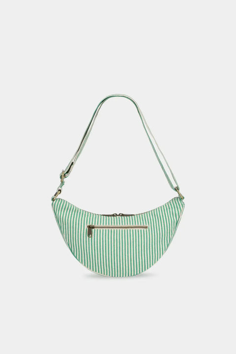 Riñonera Andrea con rayas Verde - Hindbag