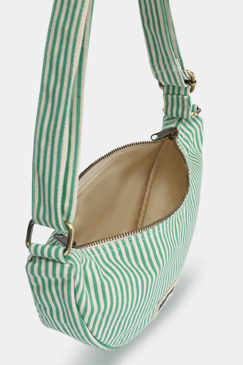 Riñonera Andrea con rayas Verde - Hindbag