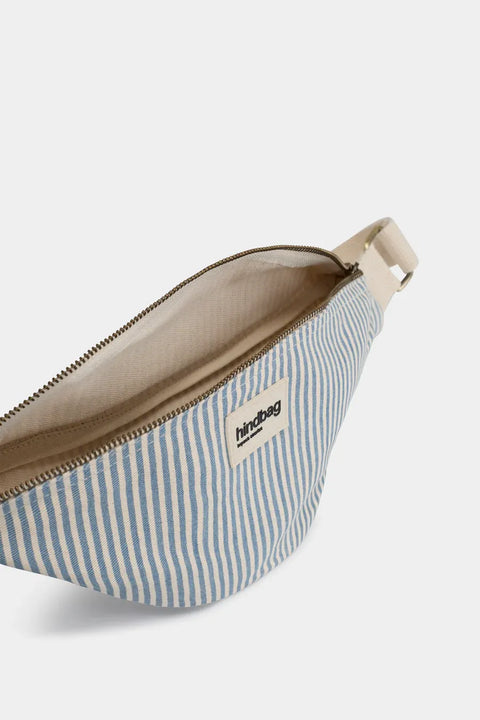 Riñonera Olivia con rayas Azul - Hindbag