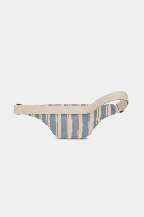 Riñonera Olivia con rayas Naranja y Azul - Hindbag