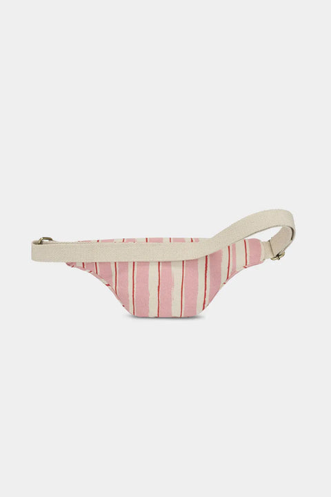 Riñonera Olivia con rayas Rojo y Rosa - Hindbag