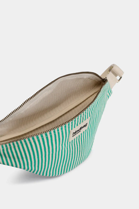 Riñonera Olivia con rayas Verde - Hindbag