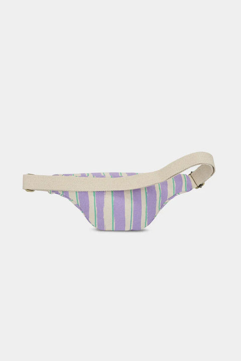 Riñonera Olivia con rayas Verde y Lila - Hindbag