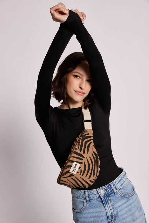 Riñonera Olivia Zebra Cannelle - Hindbag