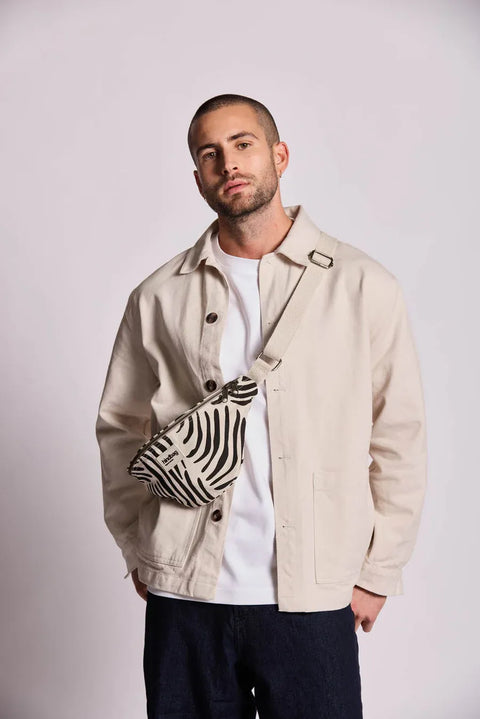 Riñonera Olivia Zebra Ecru - Hindbag