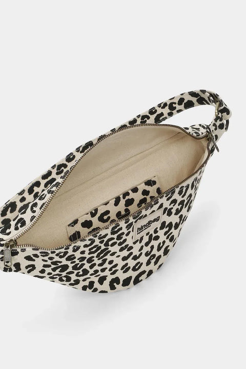 Riñonera Sasha Leopardo Ecru  - Hindbag