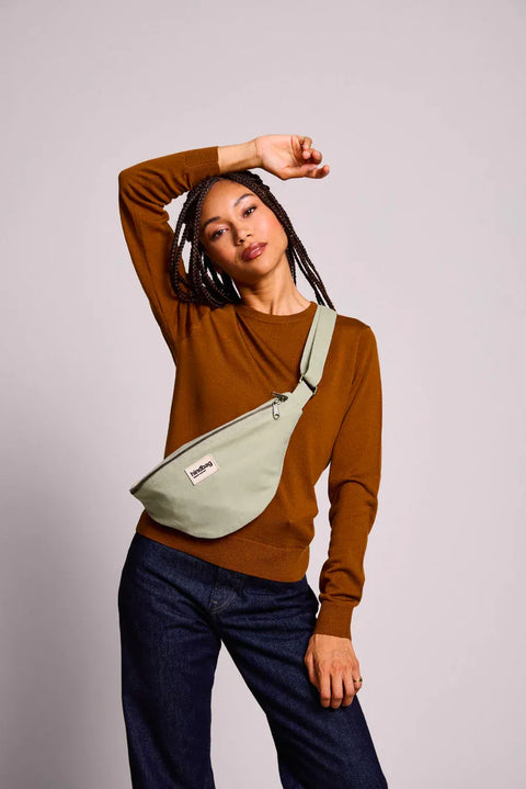 Riñonera Sasha Verde Arcilla  - Hindbag