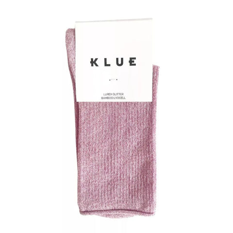 Calcetines Glitter Rosa Lurex - Klue