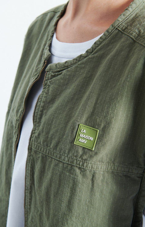 Chaqueta mujer Rygybay American Vintage - Khaki