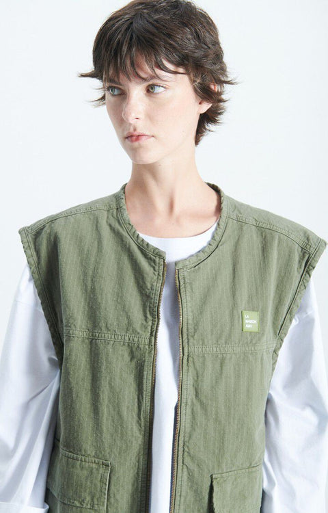 Chaqueta mujer Rygybay American Vintage - Khaki